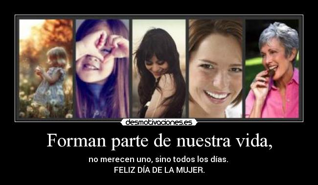 carteles vida mujeres desmotivaciones