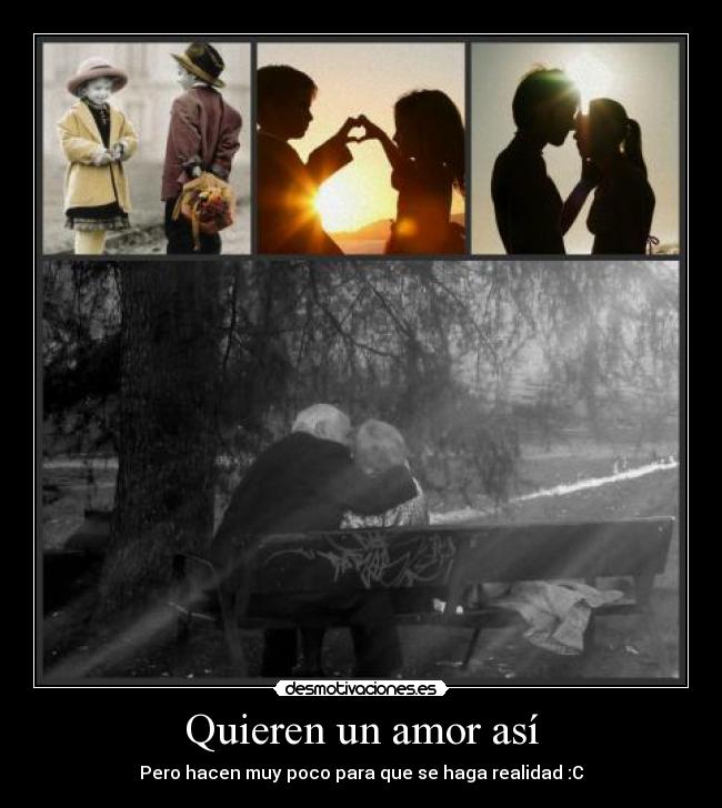 Quieren un amor así -