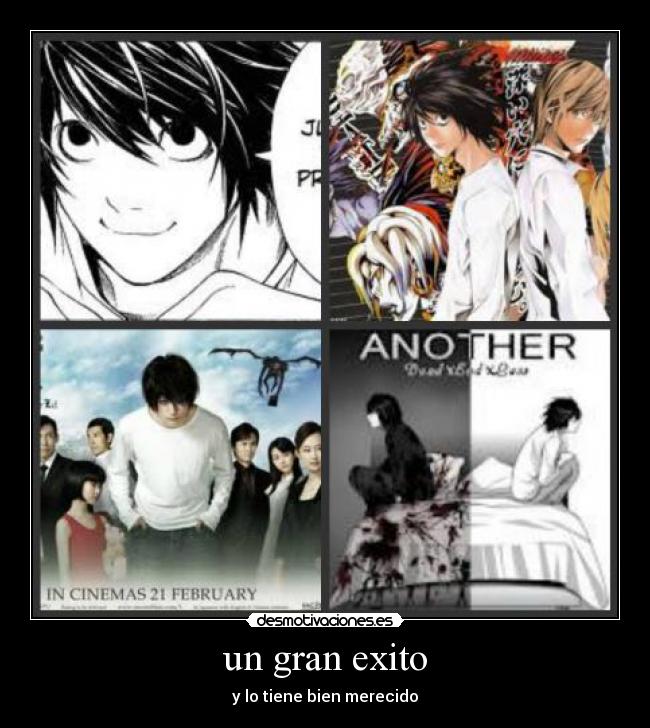 carteles anime desmotivaciones