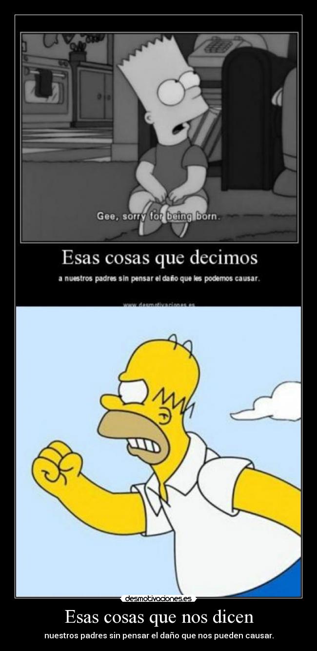 Esas cosas que nos dicen -