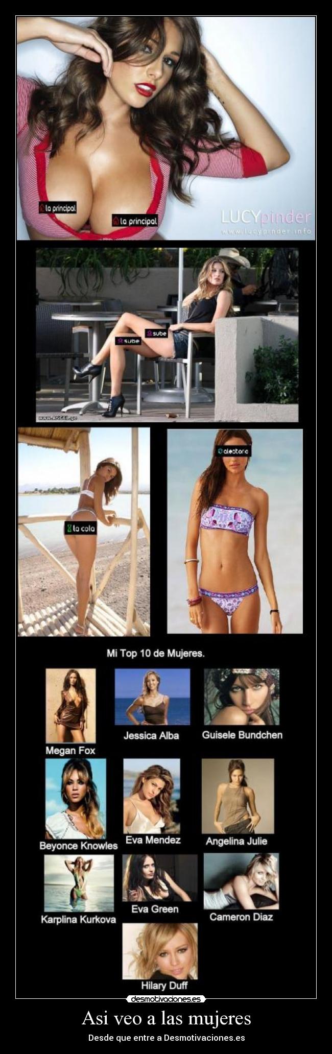 Asi veo a las mujeres - Desde que entre a Desmotivaciones.es