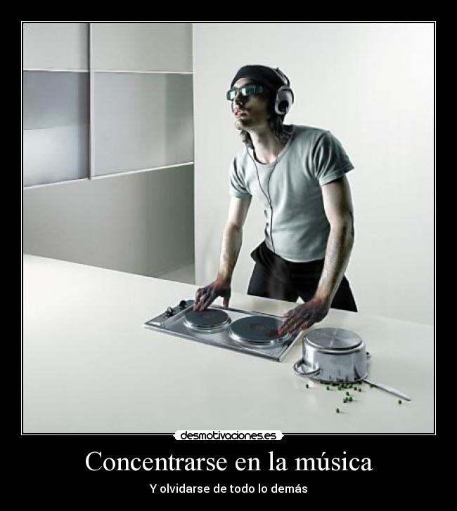 Concentrarse en la música - 