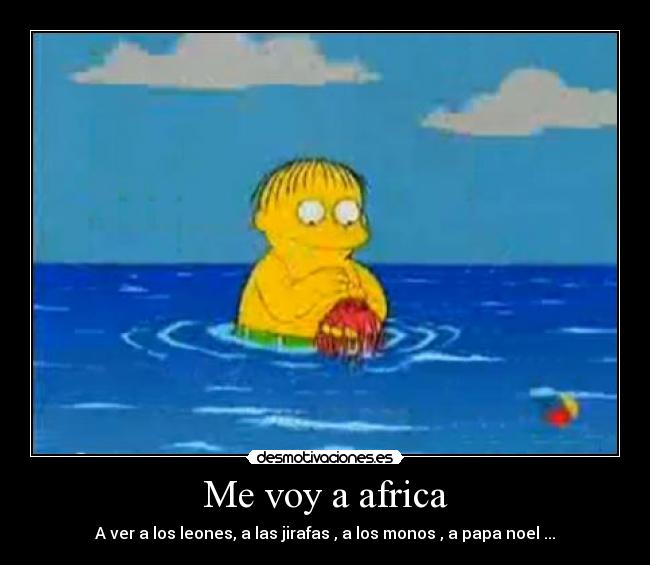 Me voy a africa - 