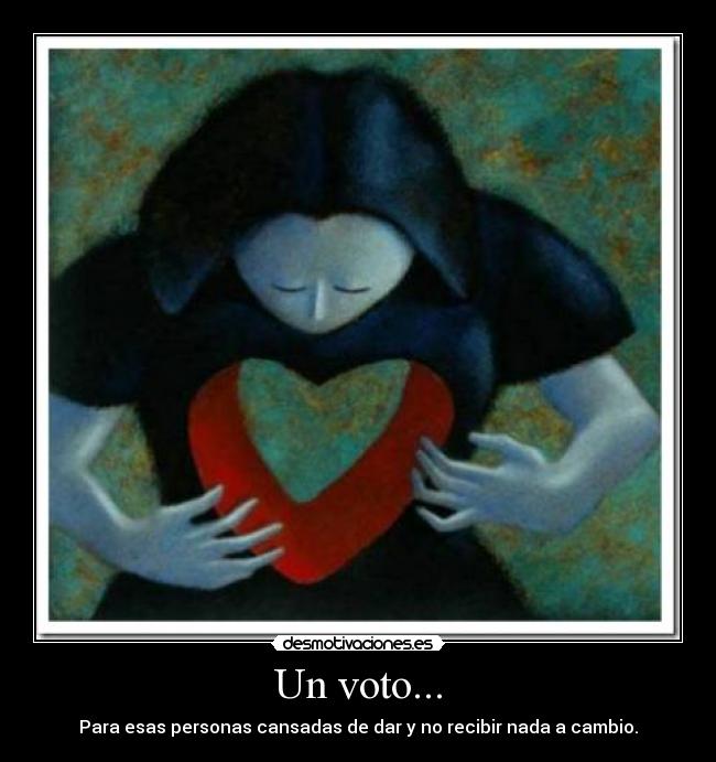 Un voto... -