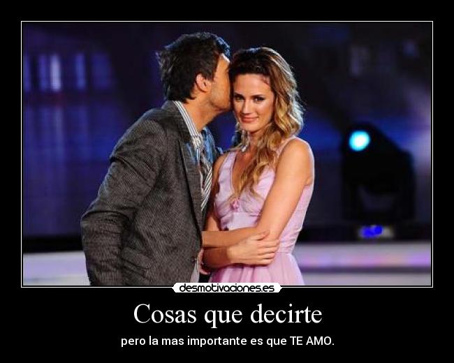 Cosas que decirte - 