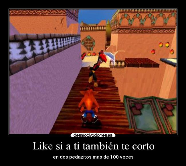 Like si a ti también te corto - en dos pedazitos mas de 100 veces