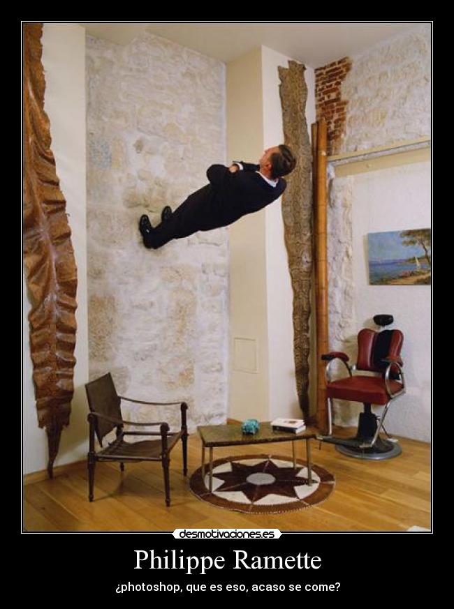Philippe Ramette - ¿photoshop, que es eso, acaso se come?