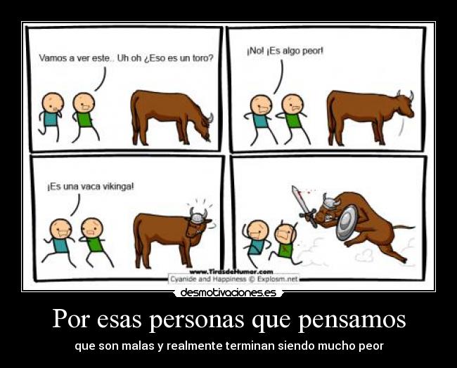 Por esas personas que pensamos -