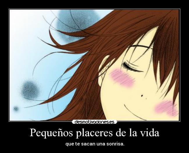 Pequeños placeres de la vida -