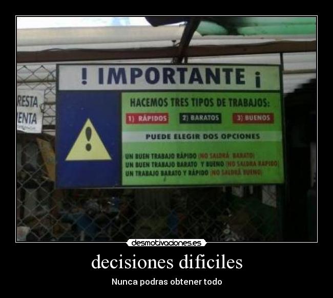 decisiones dificiles - 