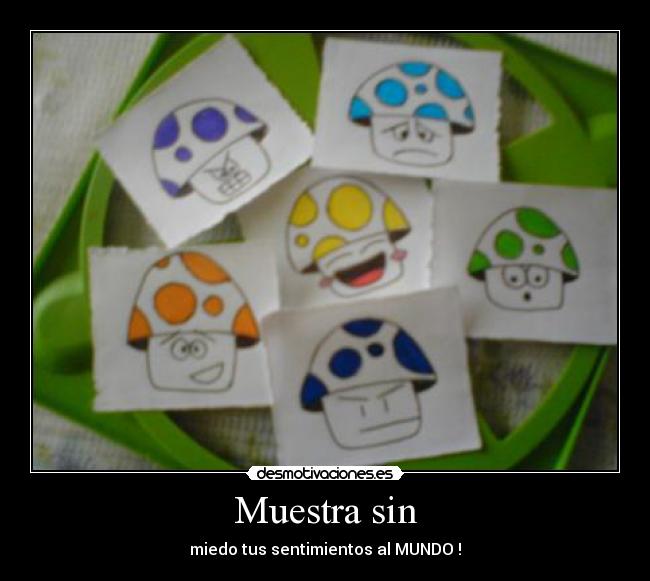 Muestra sin -