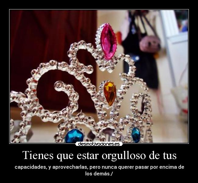 carteles orgulloso capacidades demas desmotivaciones