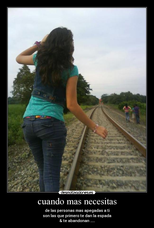 cuando mas necesitas - 