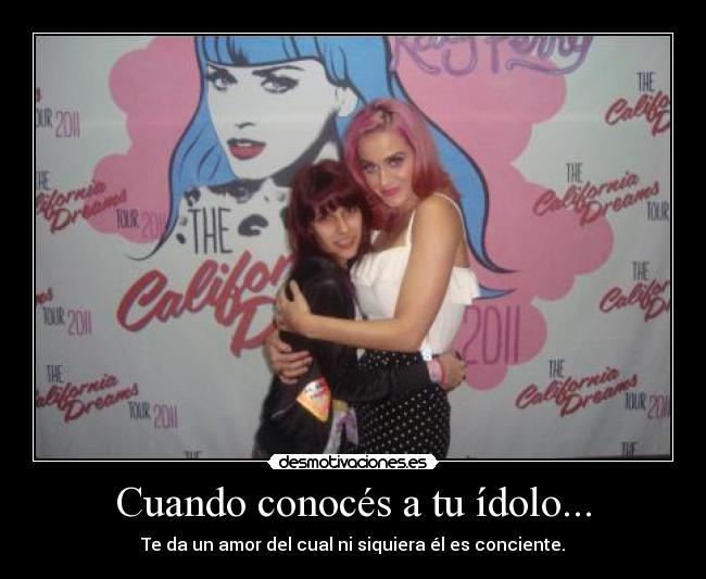 Cuando conocés a tu ídolo... -