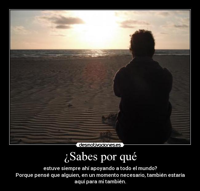 ¿Sabes por qué - 