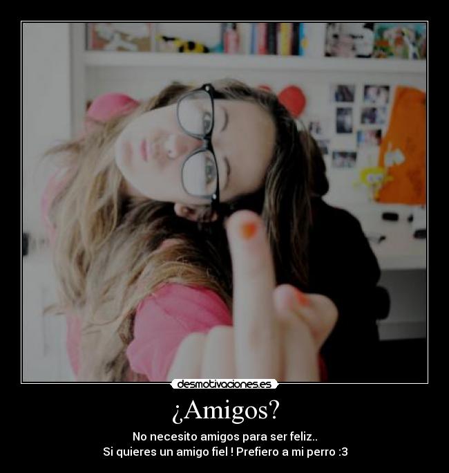 ¿Amigos? -