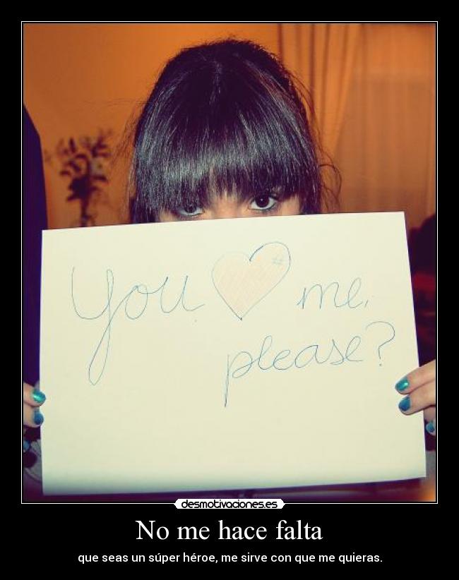 No me hace falta - 