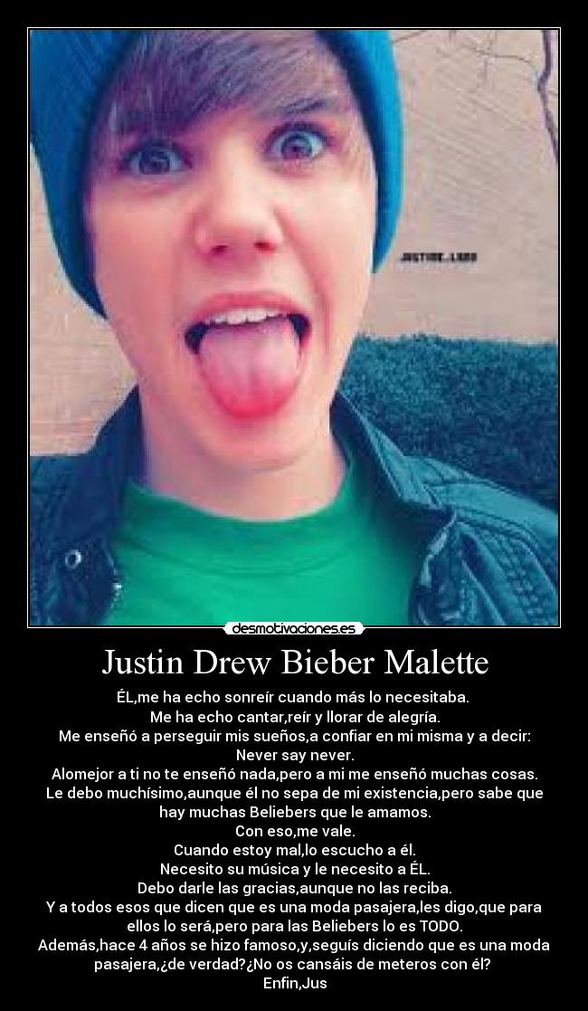 Justin Drew Bieber Malette - 