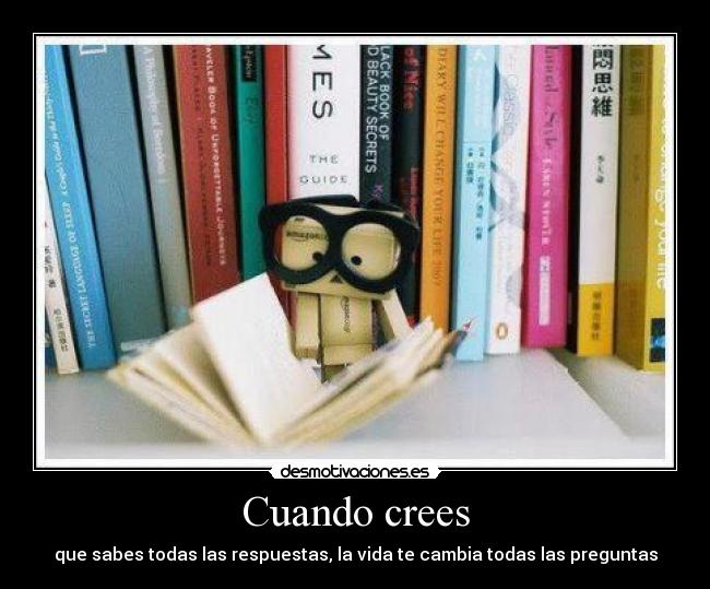 Cuando crees -