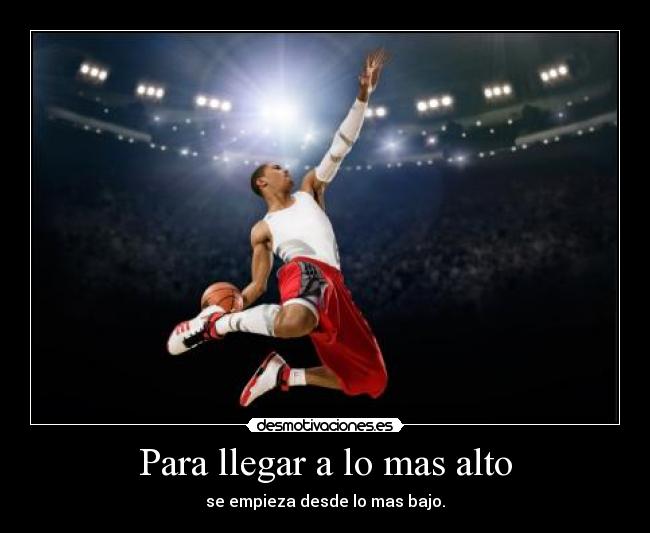 Para llegar a lo mas alto -