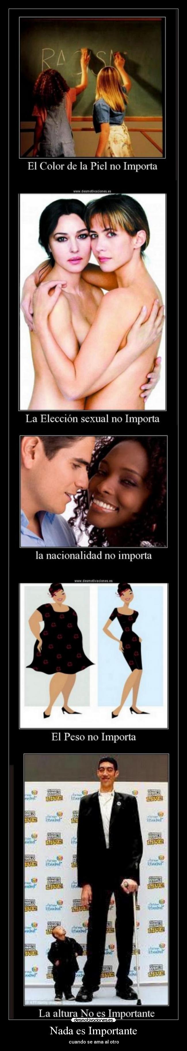 Nada es Importante - cuando se ama al otro