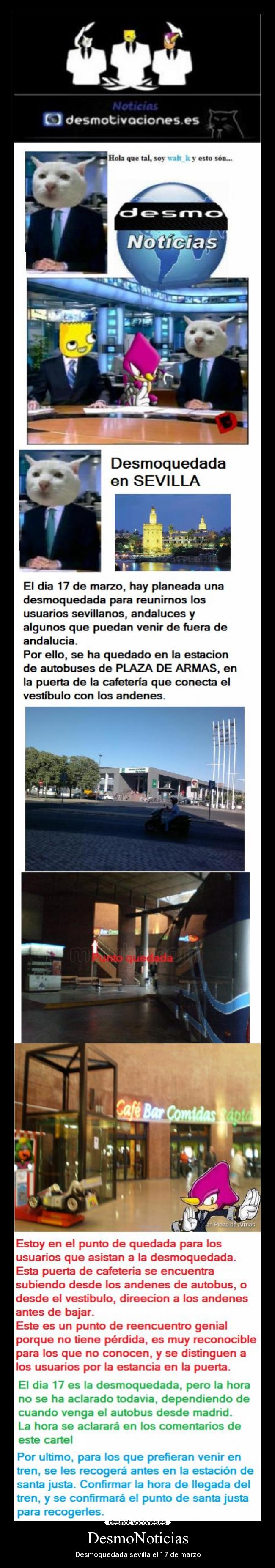 DesmoNoticias - Desmoquedada sevilla el 17 de marzo