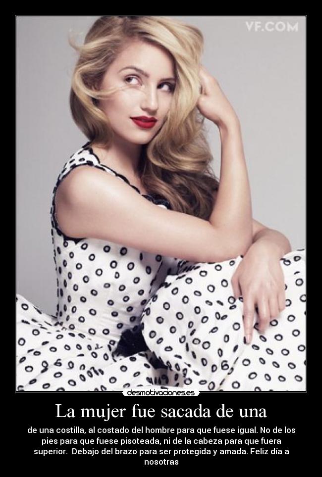 La mujer fue sacada de una -