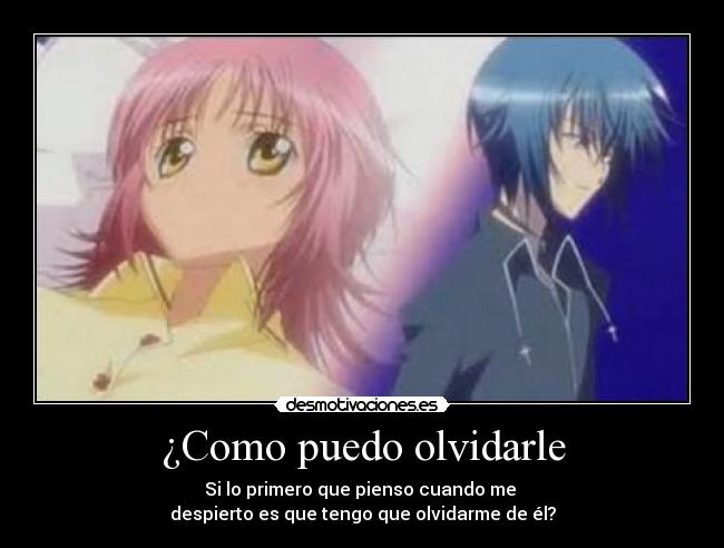 carteles anime shugo chara olvidar recordar desmotivaciones