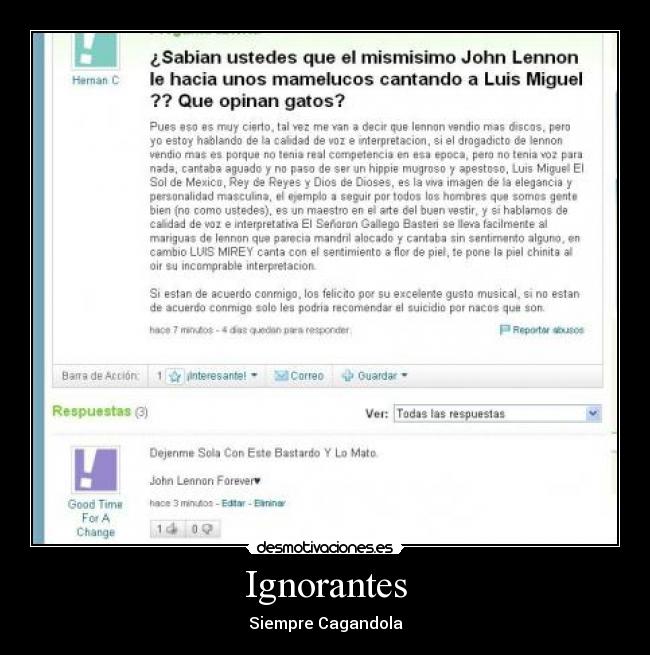 Ignorantes -