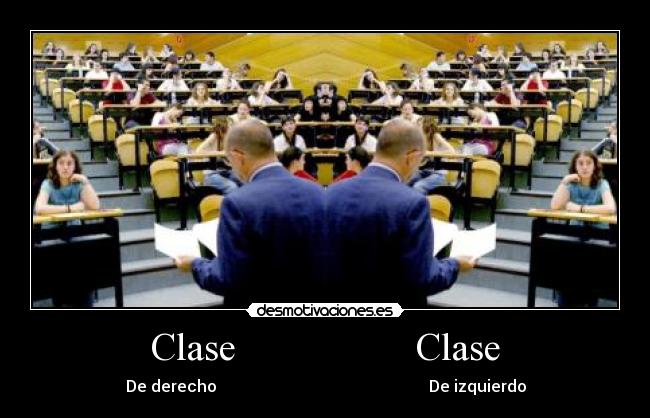 Clase                  Clase - De derecho                                                     De izquierdo