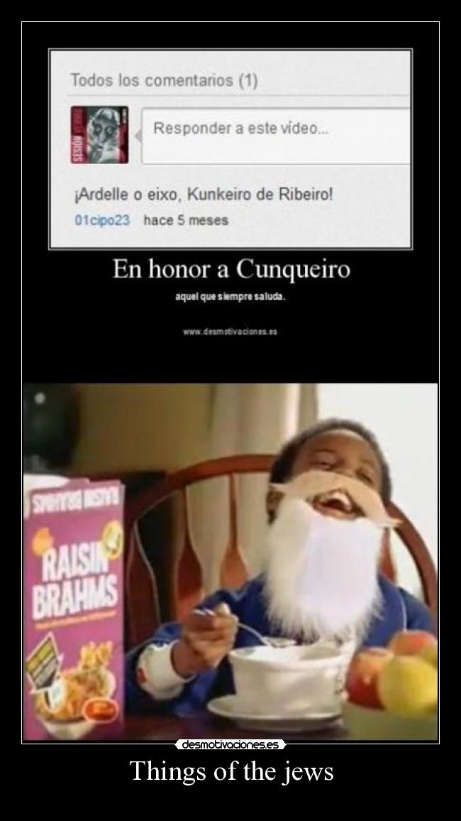 Things of the jews -