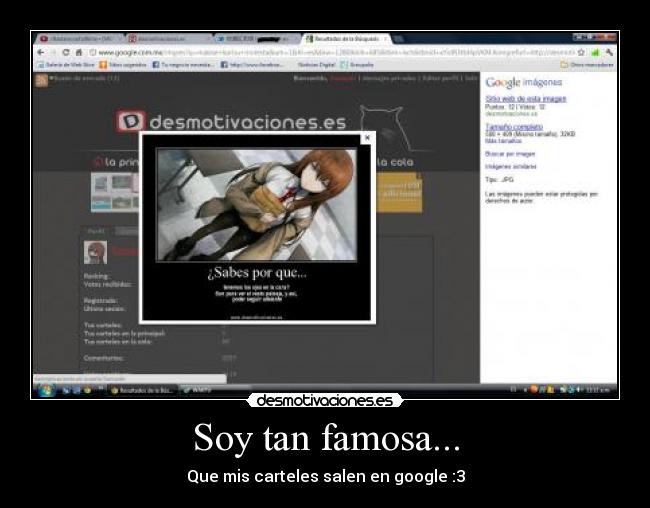 Soy tan famosa... -