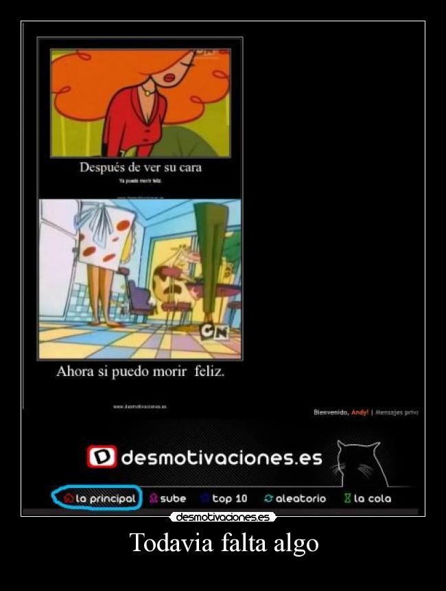 Todavia falta algo -