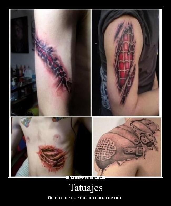 Tatuajes - Quien dice que no son obras de arte.
