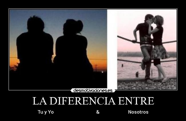 LA DIFERENCIA ENTRE - 