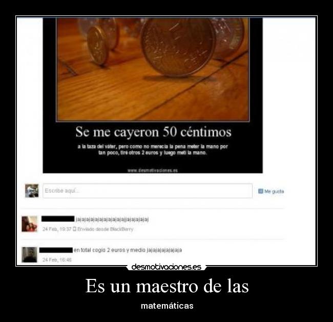 Es un maestro de las - matemáticas