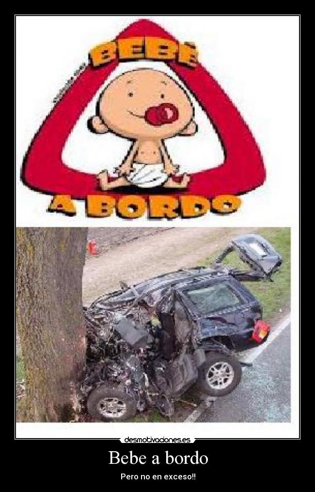 Bebe a bordo -