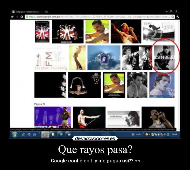 Que rayos pasa? - Google confié en ti y me pagas así?? ¬¬