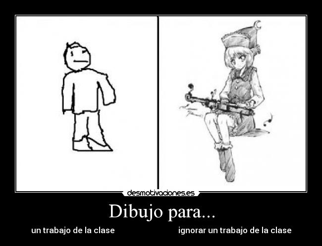 Dibujo para... - un trabajo de la clase ignorar un trabajo de la clase