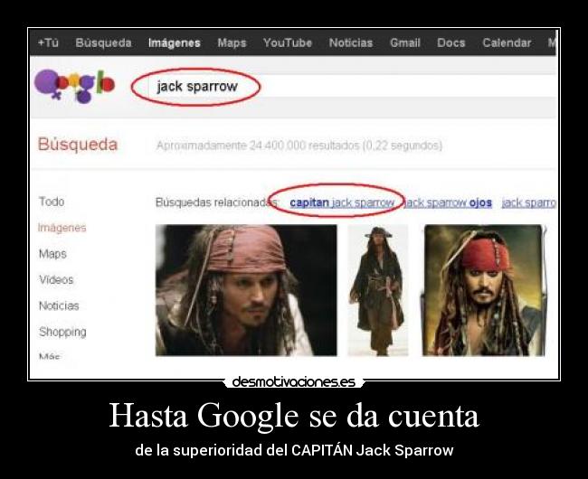 Hasta Google se da cuenta -