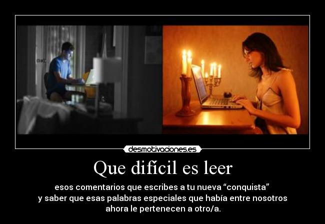 carteles comentarios amor dificil leer especial desmotivaciones