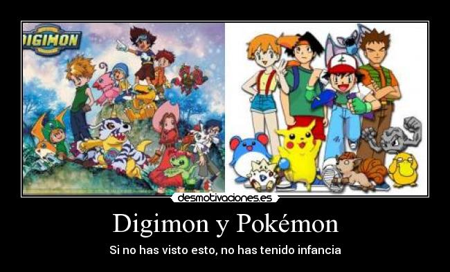 Digimon y Pokémon - 