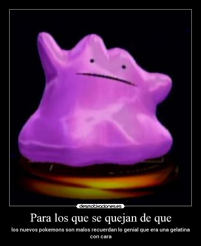 carteles ditto pokemon desmotivaciones