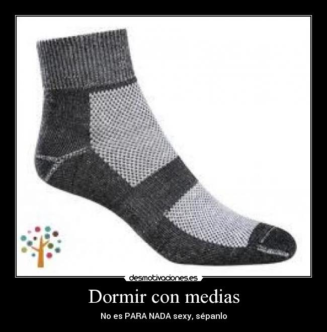 Dormir con medias - 