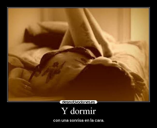 Y dormir - 