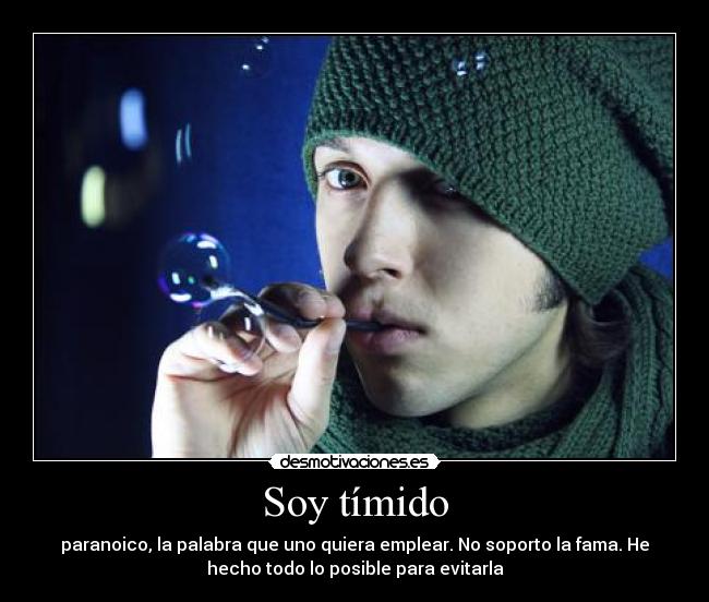 Soy tímido - 