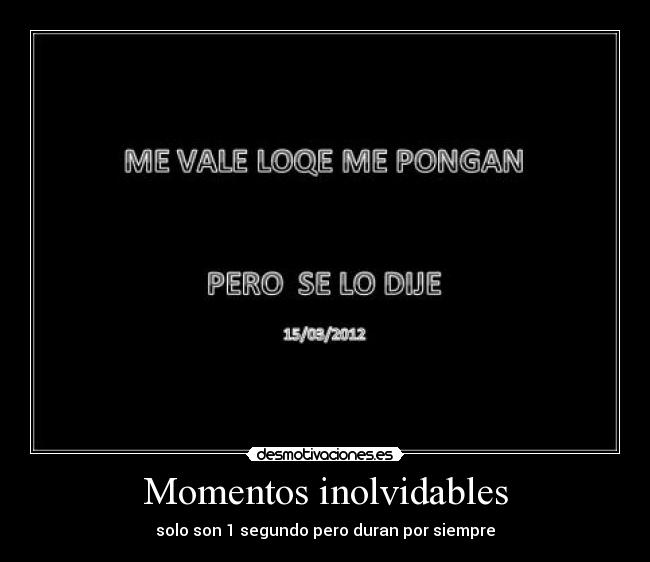 Momentos inolvidables - 