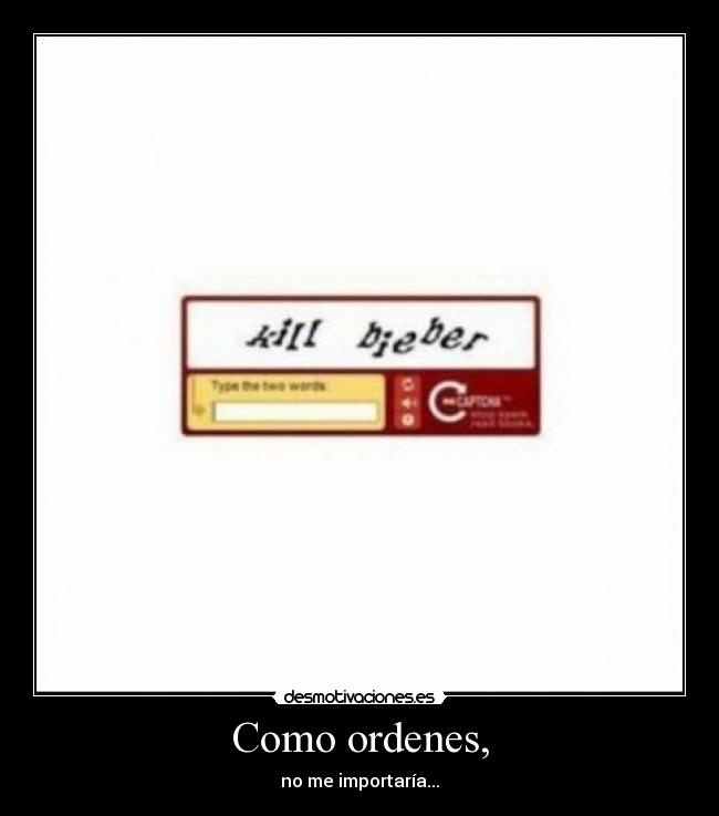 Como ordenes, - 