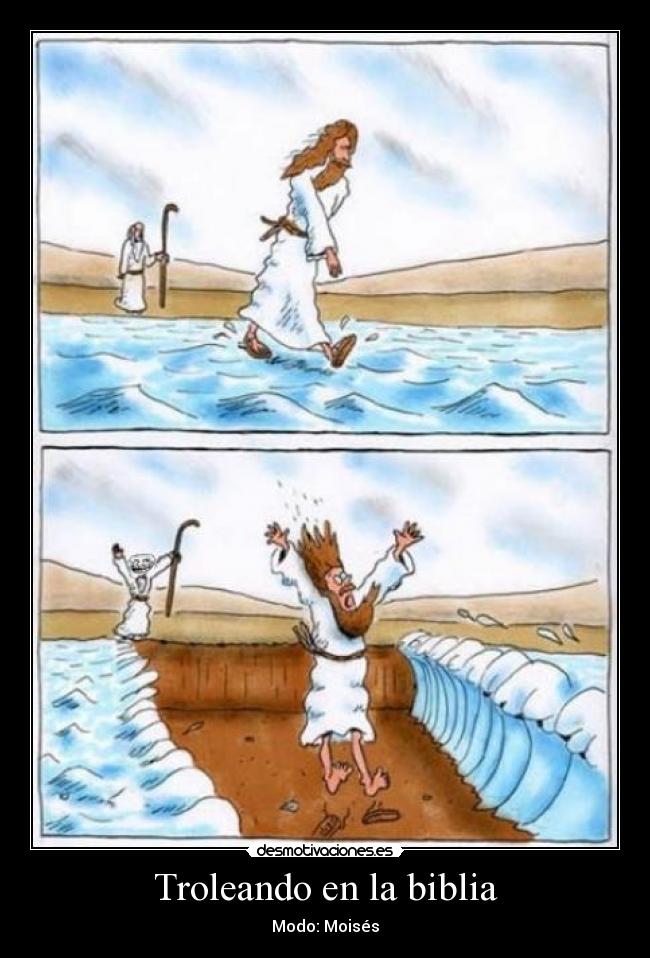 Troleando en la biblia -