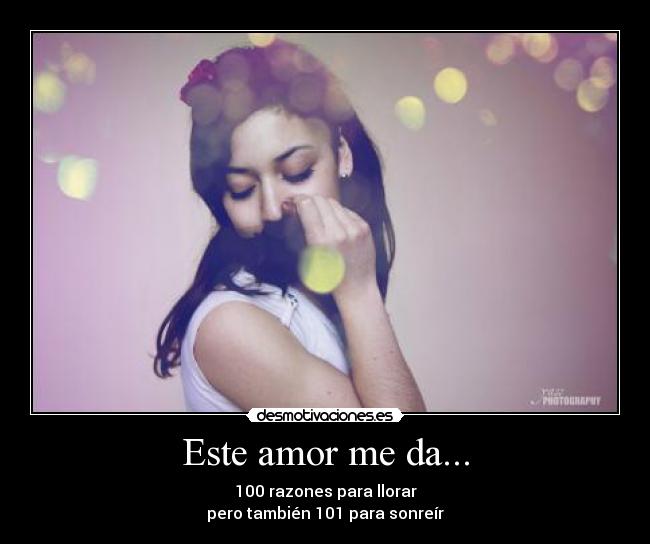 Este amor me da... - 